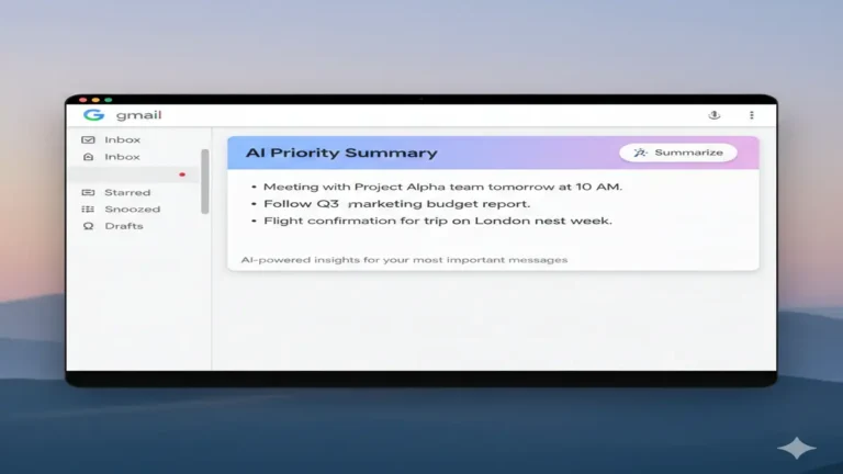 Gmail का Gemini AI Inbox फीचर जो जरूरी ईमेल की Priority Summary दिखाता है